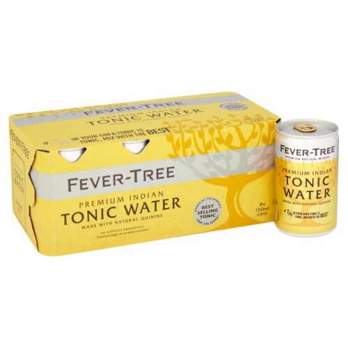 Fever Tree Tonic 8 x 150 ml cans Sugar & Rind