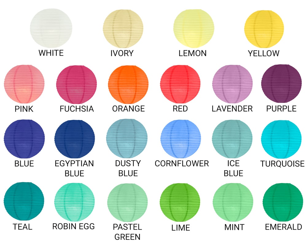 Single Lanterns choose your colours and sizes Sugar & Rind